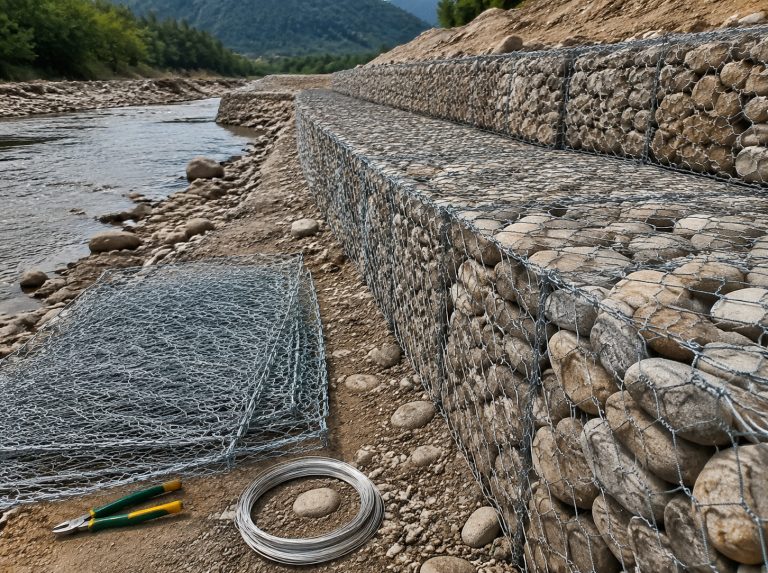 巴塘县河道边坡石笼网